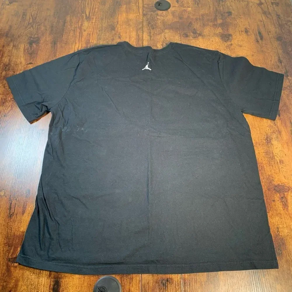 Jordan T-Shirt Men's 2XL Black UNC North Carolina‎ Retro 11s Sneakerhead